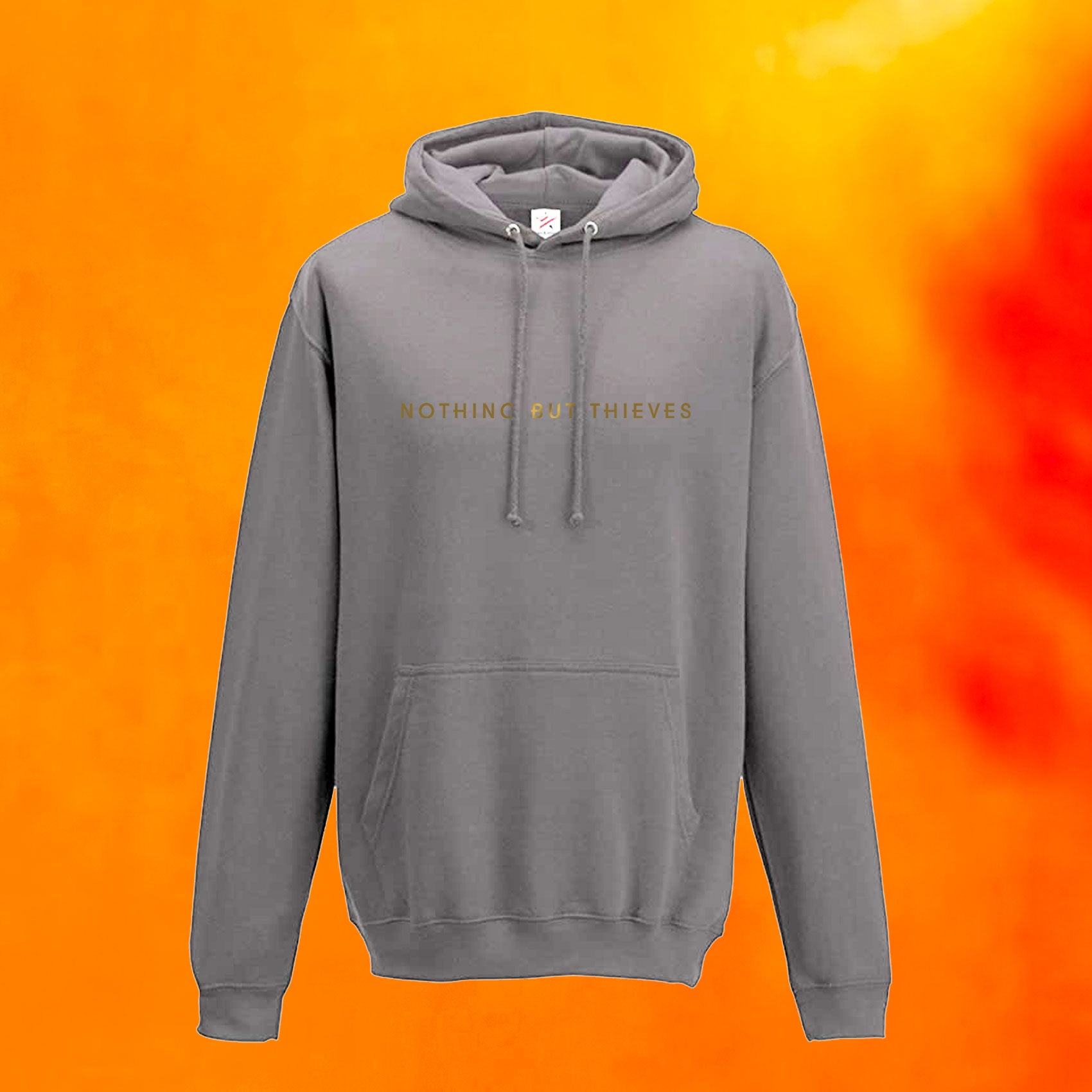 Gold Text Logo Sweatshirt