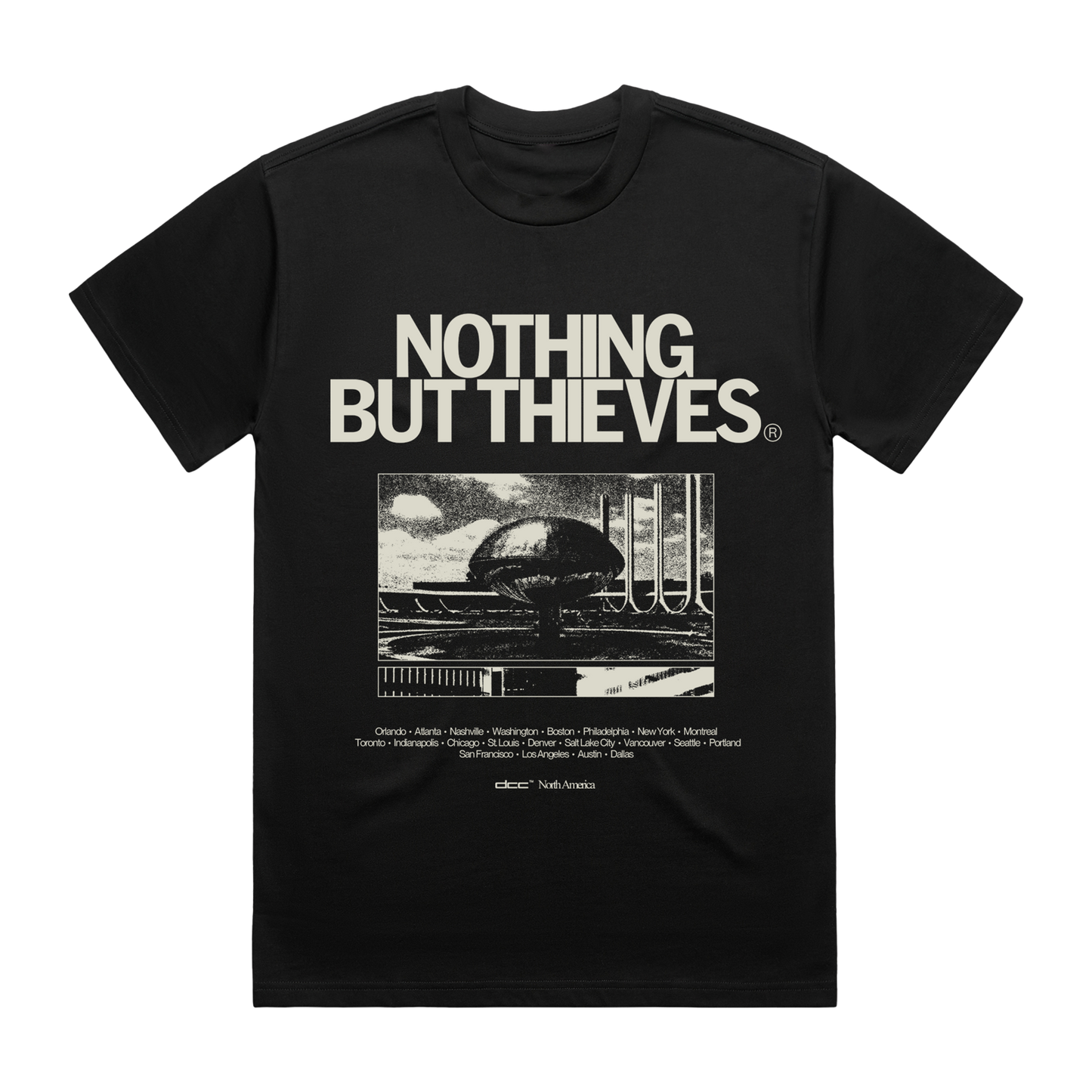 DCC US Fall Tour 2024 Black T-shirt