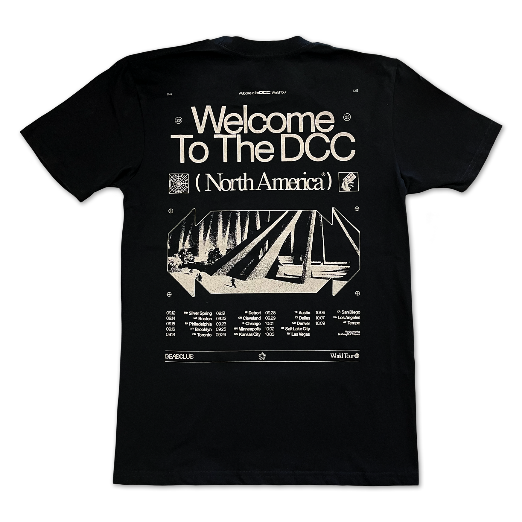 DCC 2023 US Tour (Black) T-shirt